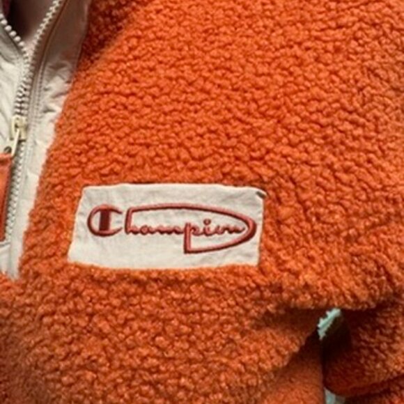 Orange Cropped Champion Fleece - Picture 3 of 5